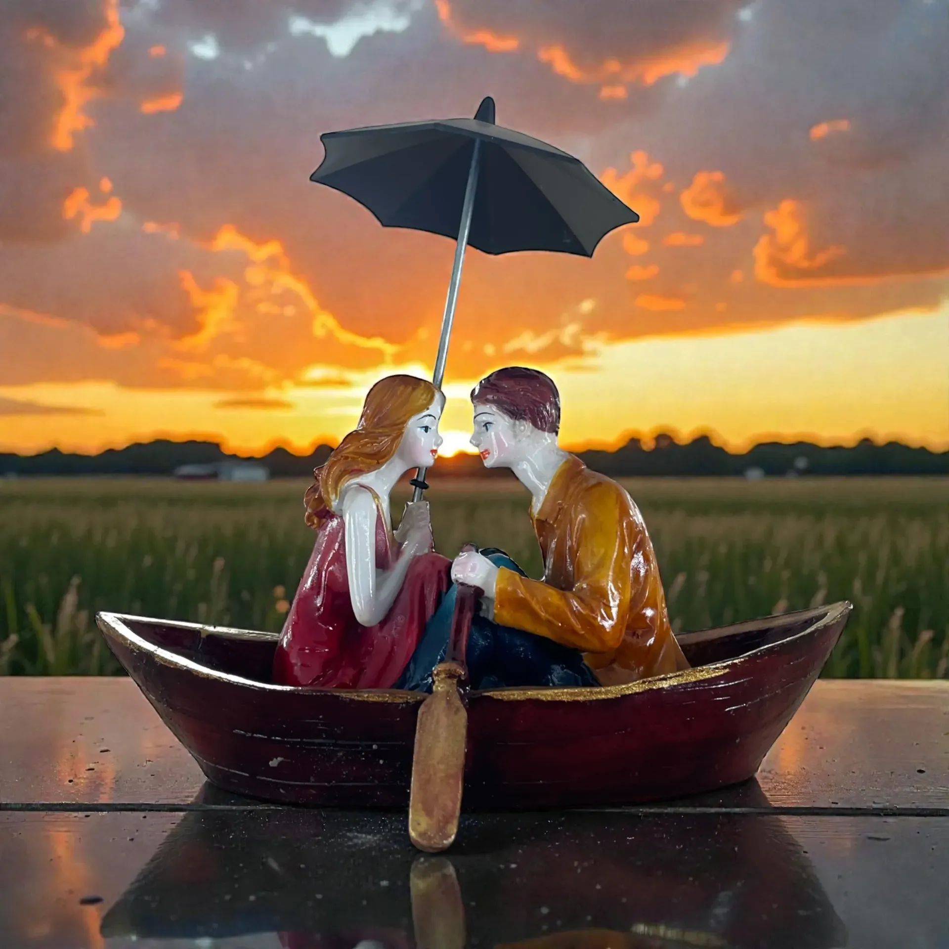 Couple boat